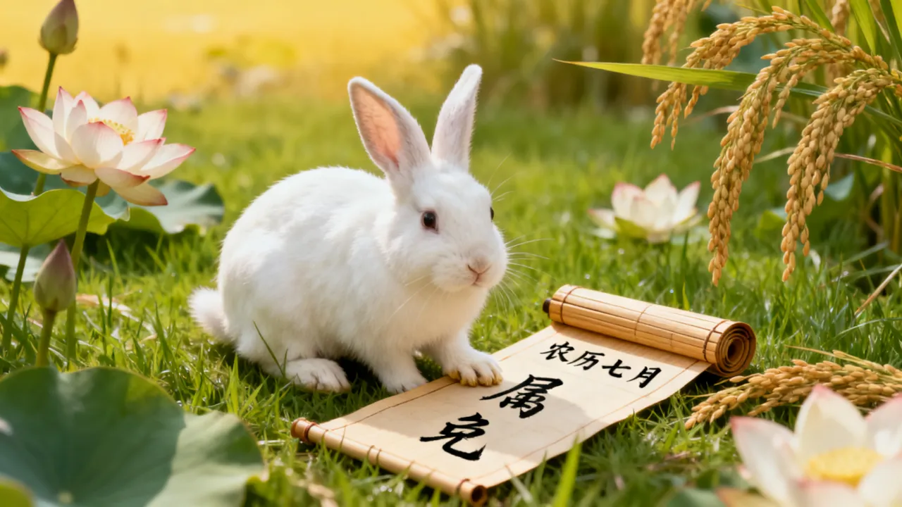 农历七月属兔人的命运怎样，属兔七月出生好不好？