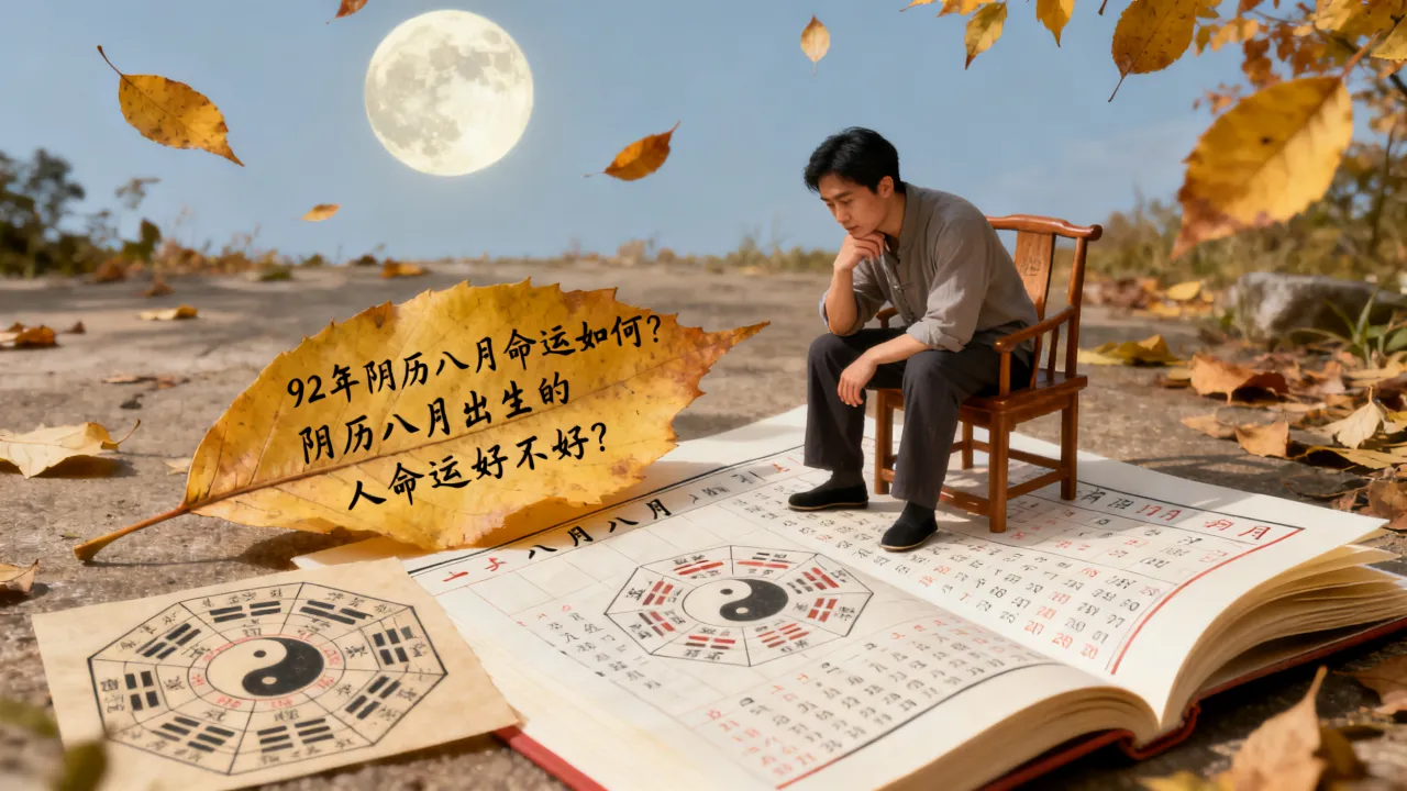 92年阴历八月命运如何？阴历八月出生的人命运好不好？