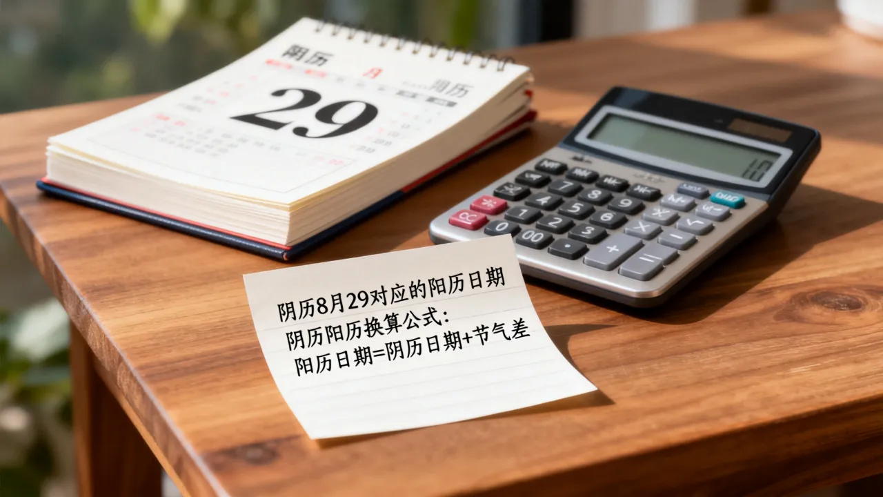 阴历8月29对应的阳历是哪天,阴历阳历怎么换算 阴历8月29对应的阳历是哪天,阴历阳历怎么换算