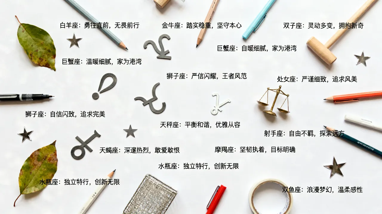 十二星座个性签名怎么写?,十二星座经典个性签名有哪些? 十二星座个性签名怎么写?,十二星座经典个性签名有哪些?
