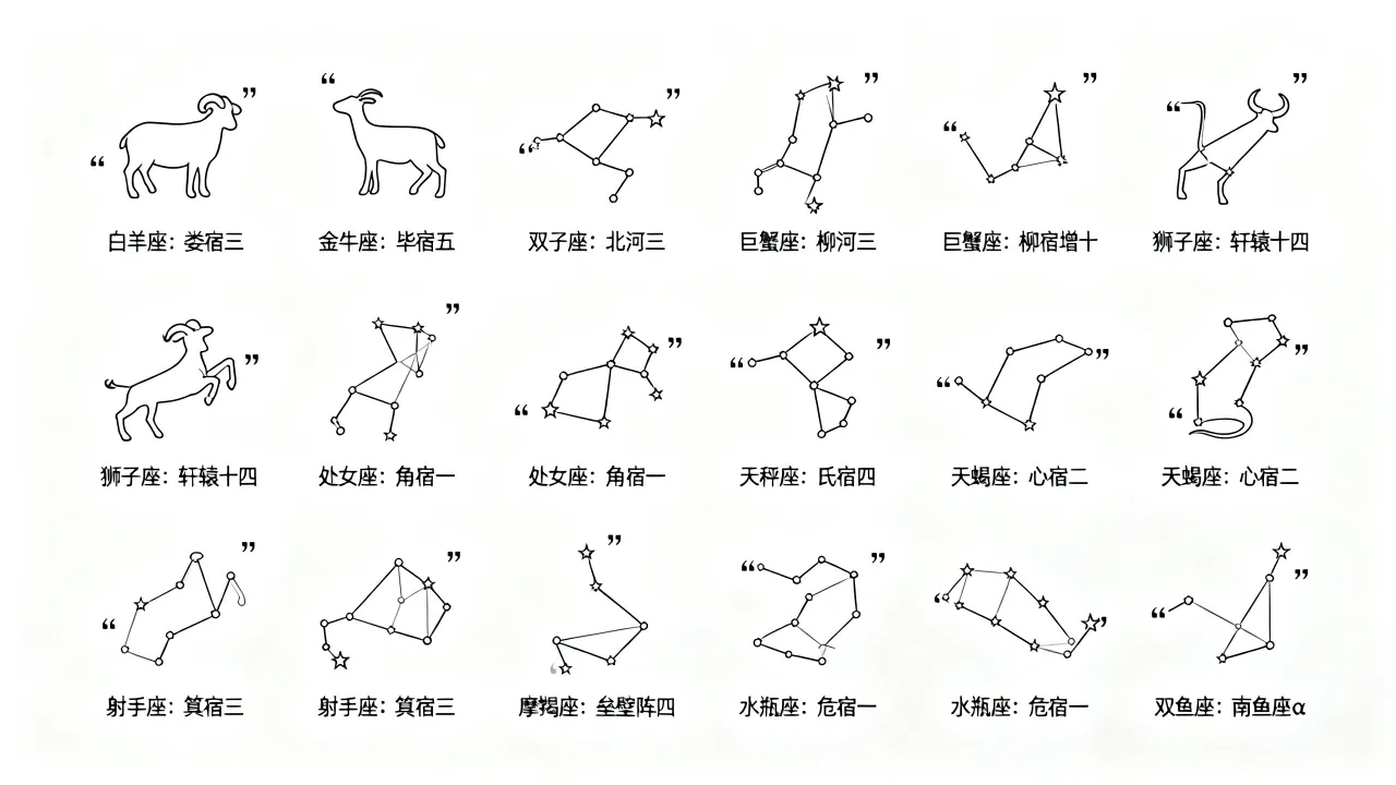 十二星座的星星特点有哪些,哪颗星最亮最独特? 十二星座的星星特点有哪些,哪颗星最亮最独特?