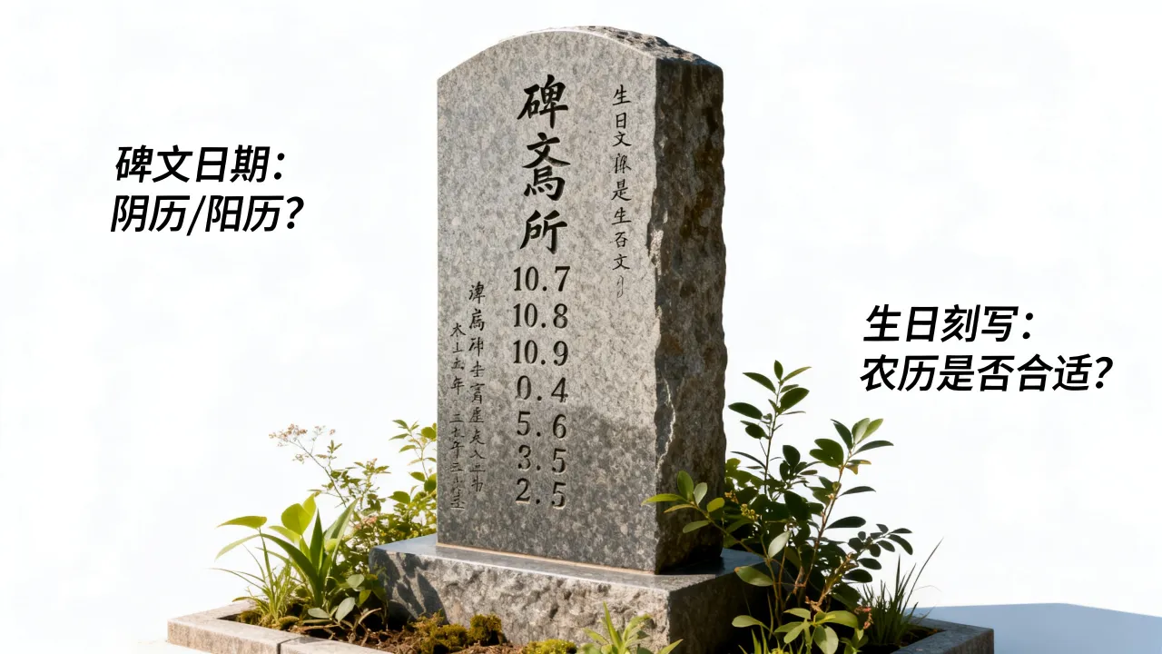 碑文日期是阴历还是阳历,墓碑刻生日用农历对吗 碑文日期是阴历还是阳历,墓碑刻生日用农历对吗
