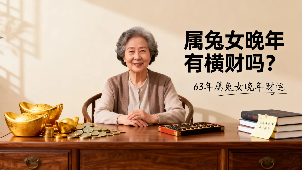 属兔女晚年有横财财运吗?63年属兔女晚年好不好 属兔女晚年有横财财运吗?63年属兔女晚年好不好