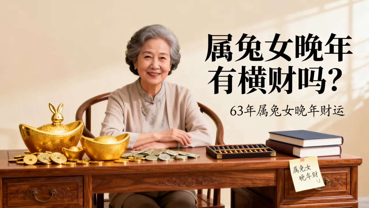属兔女晚年有横财财运吗?63年属兔女晚年好不好 属兔女晚年有横财财运吗?63年属兔女晚年好不好
