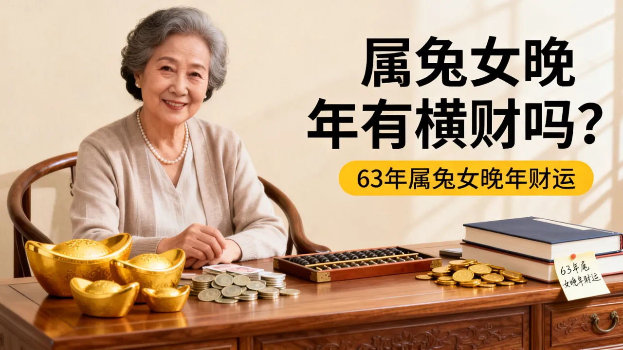 属兔女晚年有横财财运吗?63年属兔女晚年好不好 属兔女晚年有横财财运吗?63年属兔女晚年好不好