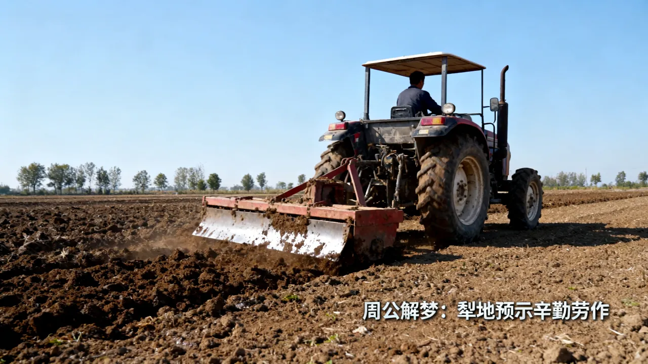 梦到别人犁地有什么意义吗，周公解梦犁地是什么预兆