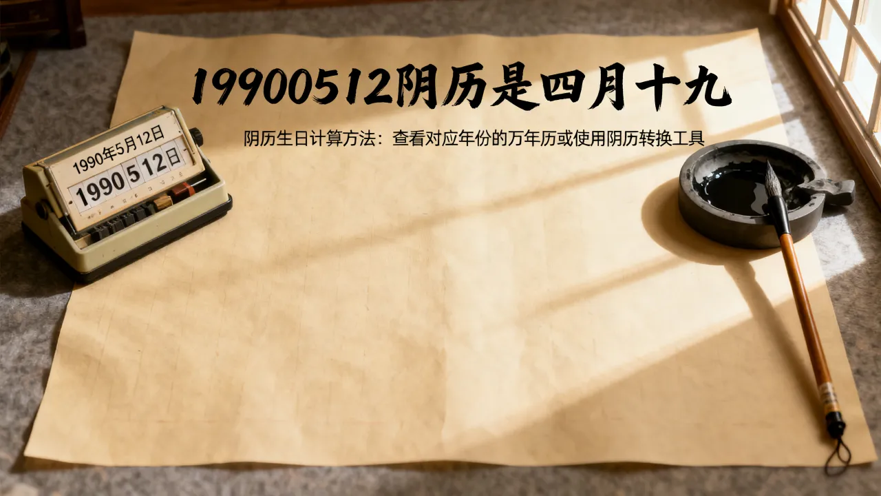 19900512阴历是几月几号,阴历生日怎么算 19900512阴历是几月几号,阴历生日怎么算