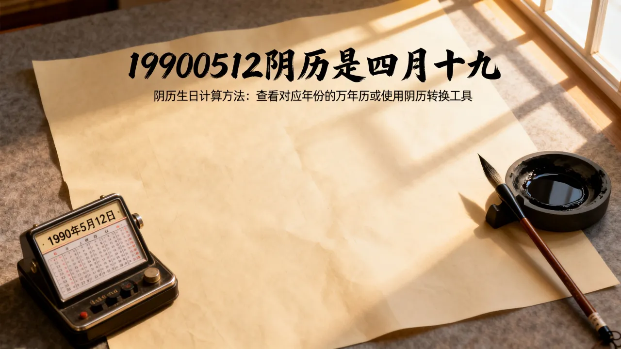 19900512阴历是几月几号,阴历生日怎么算 19900512阴历是几月几号,阴历生日怎么算
