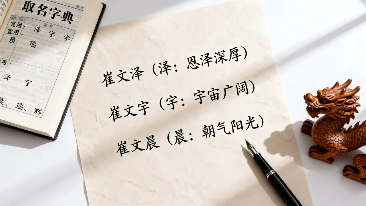 龙宝宝起名崔文什么好,崔姓龙宝宝取名宜用什么字 龙宝宝起名崔文什么好,崔姓龙宝宝取名宜用什么字
