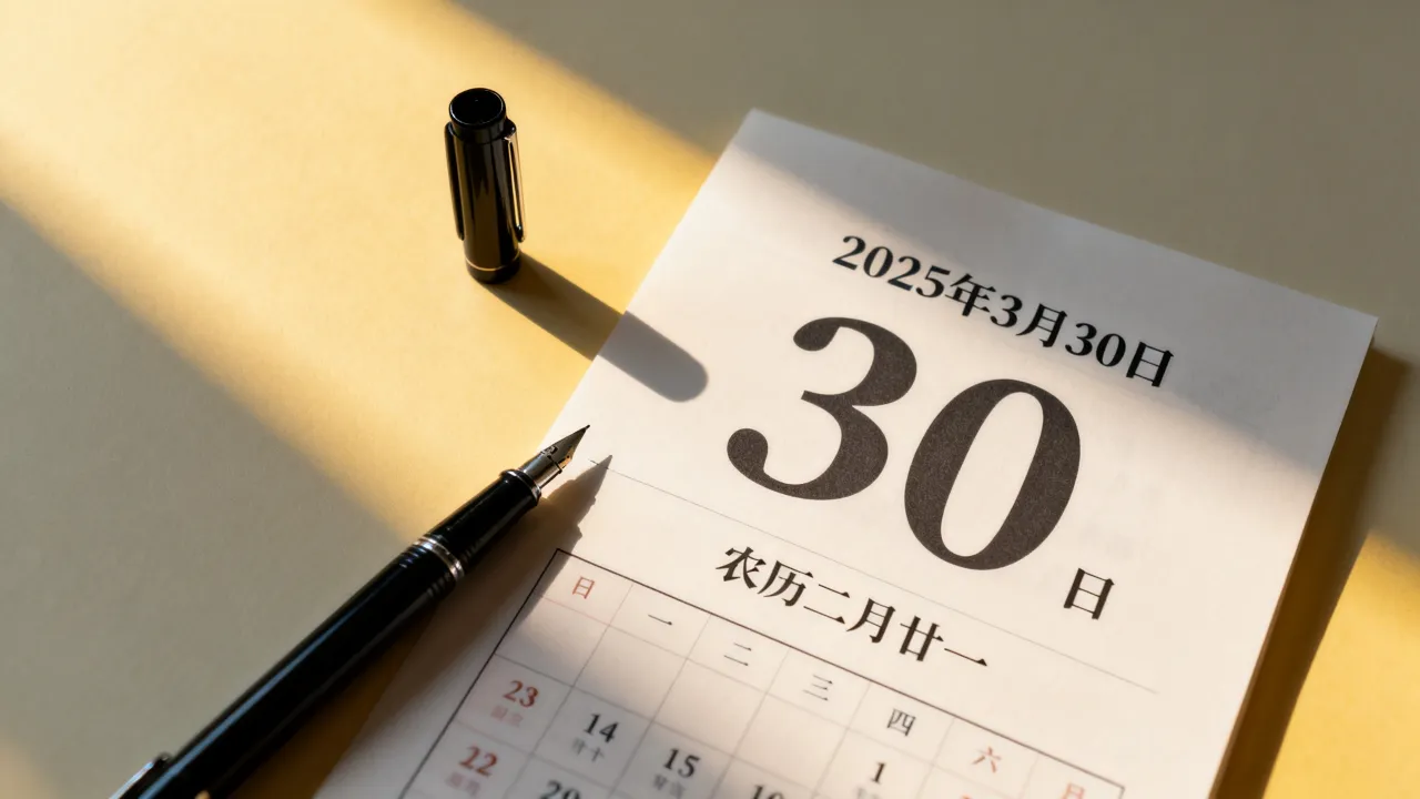 3月30阴历是多少号,2025年3月30日是农历几月初几? 3月30阴历是多少号,2025年3月30日是农历几月初几?
