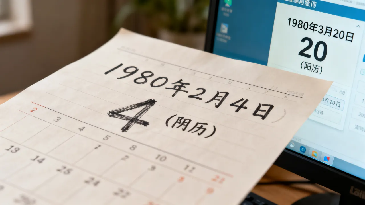 19800204阴历是几月几号?对应的阳历日期查询 19800204阴历是几月几号?对应的阳历日期查询