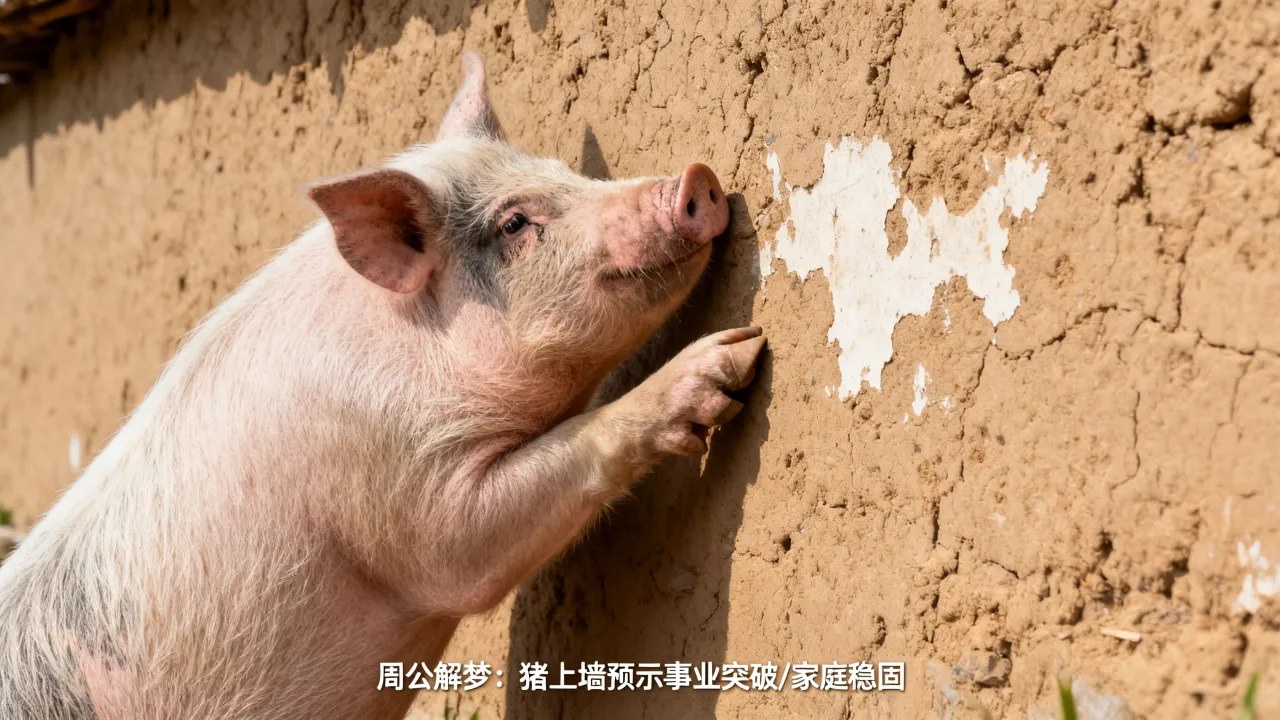 梦到了猪上墙有什么意义吗,周公解梦梦见猪上墙有什么征兆 梦到了猪上墙有什么意义吗,周公解梦梦见猪上墙有什么征兆