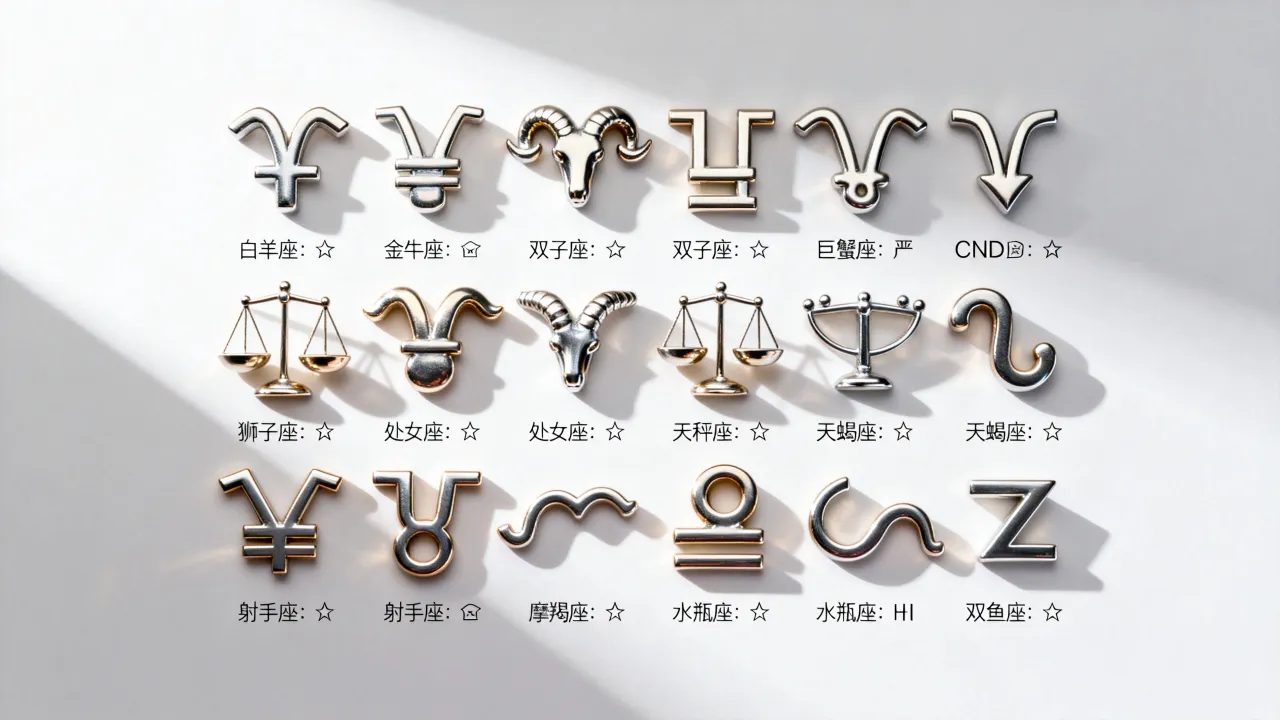 十二星座符号是什么?十二星座符号怎么打出来? 十二星座符号是什么?十二星座符号怎么打出来?