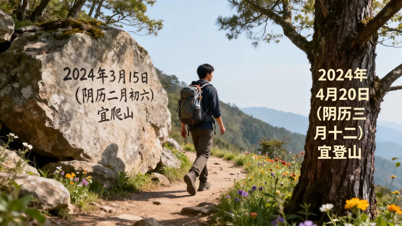 阴历几号爬山？，黄历上宜爬山的好日子是哪几天