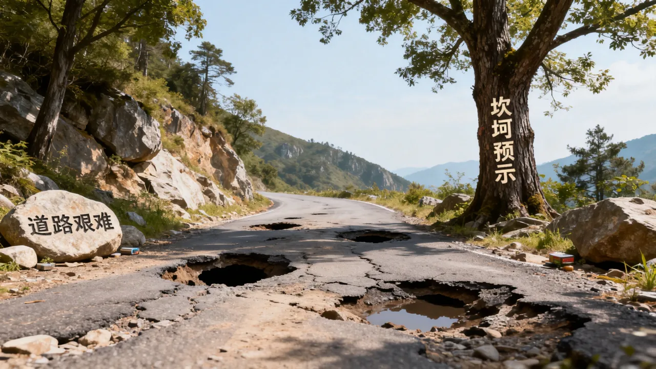 梦见道路艰难是好的征兆吗，道路坎坷难行预示什么吉凶？