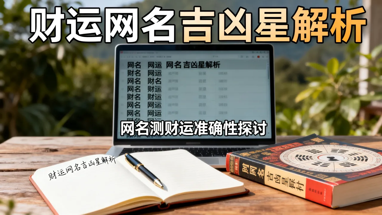 怎么看财运网名吉凶星，网名测财运好坏准不准？