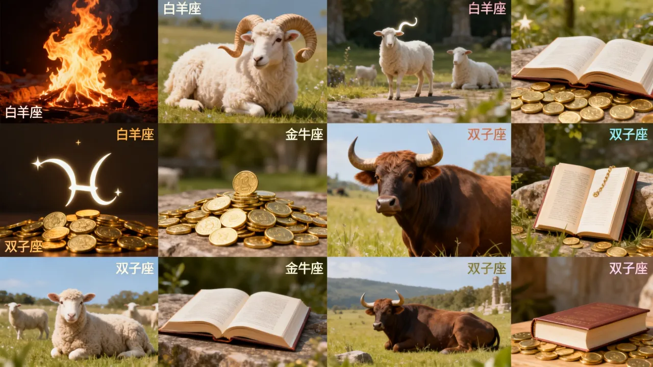 十二星座中谁最牛？十二星座十二逼图片高清大全
