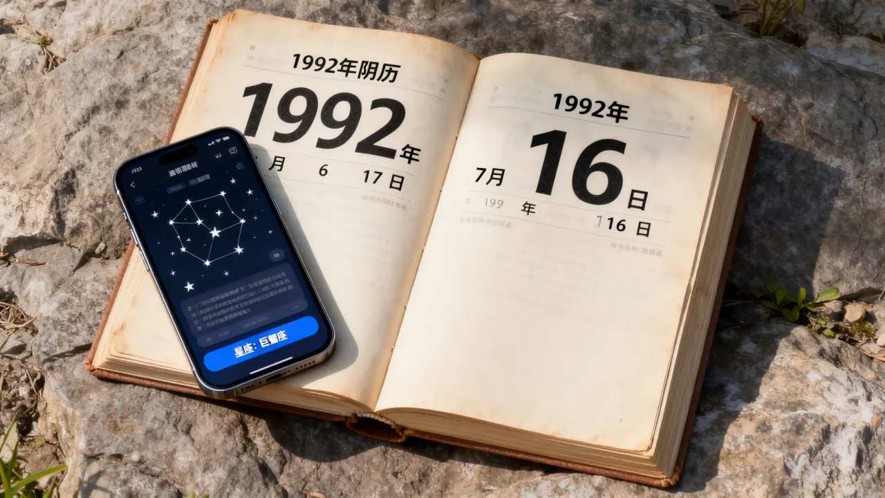 1992年阴历6月17日是什么星座,阴历转阳历怎么查 1992年阴历6月17日是什么星座,阴历转阳历怎么查