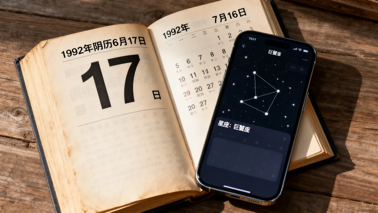 1992年阴历6月17日是什么星座,阴历转阳历怎么查 1992年阴历6月17日是什么星座,阴历转阳历怎么查