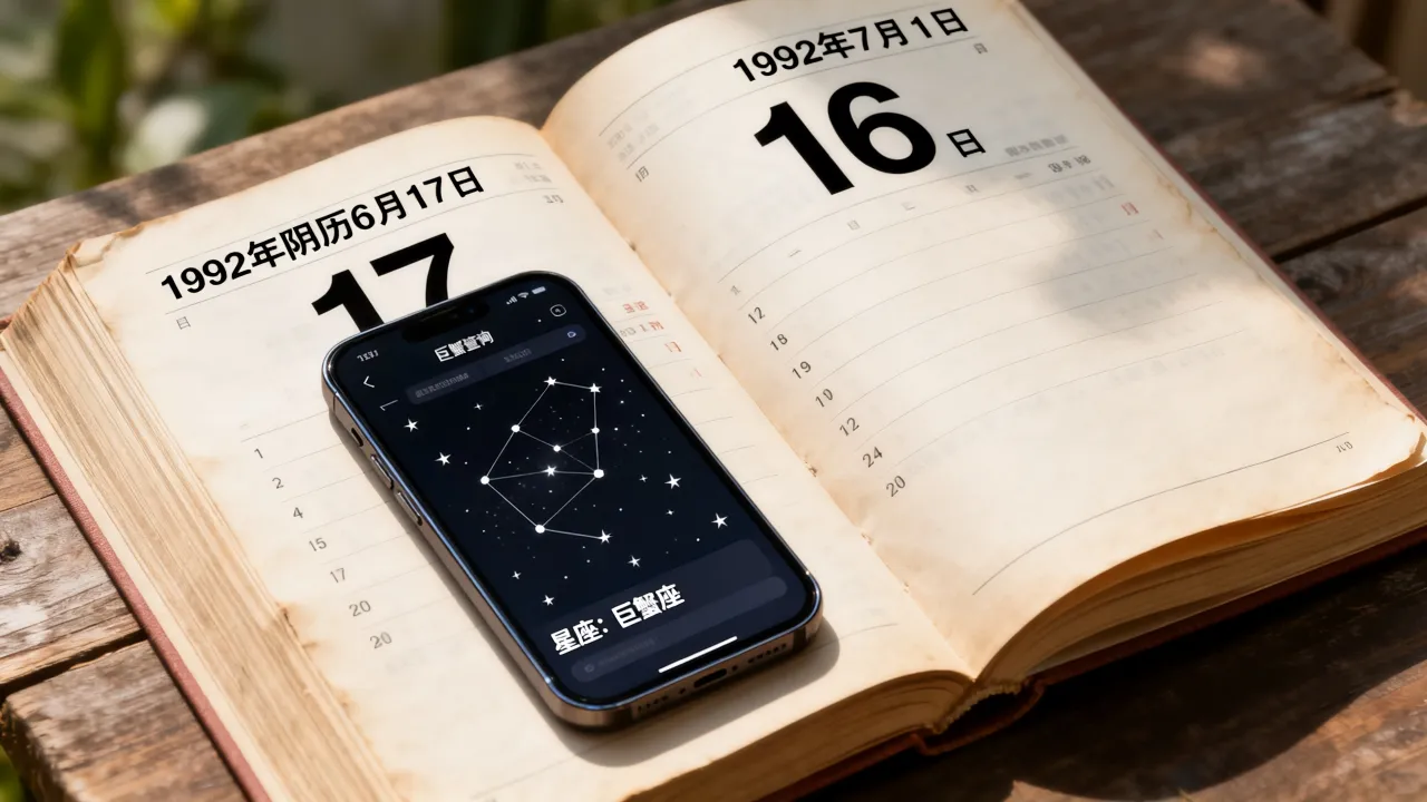 1992年阴历6月17日是什么星座,阴历转阳历怎么查 1992年阴历6月17日是什么星座,阴历转阳历怎么查