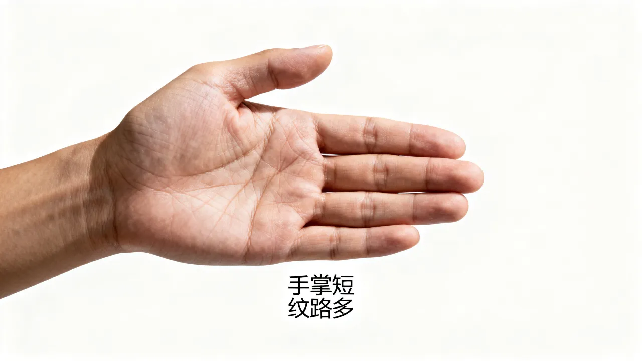 手掌短命运真的不好吗，手掌短纹路多的人命怎样