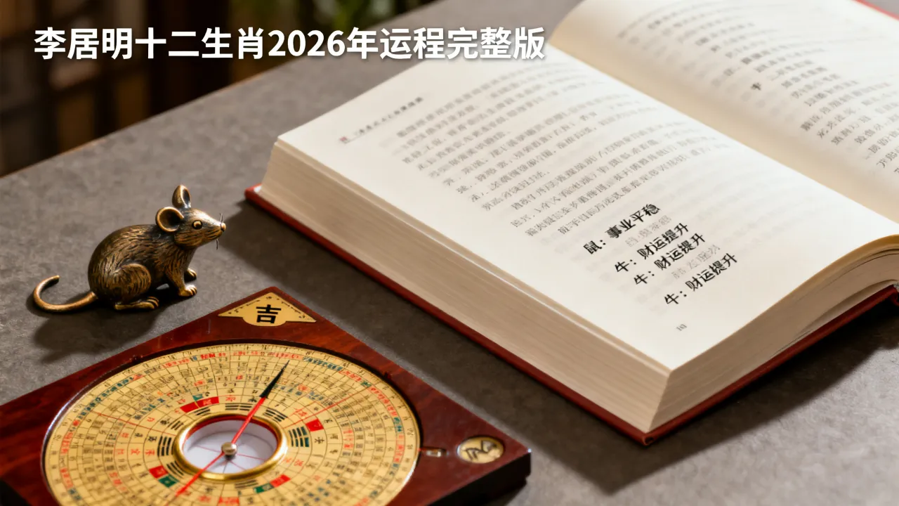李居明十二生肖2026年运程完整版准不准，李居明运程书