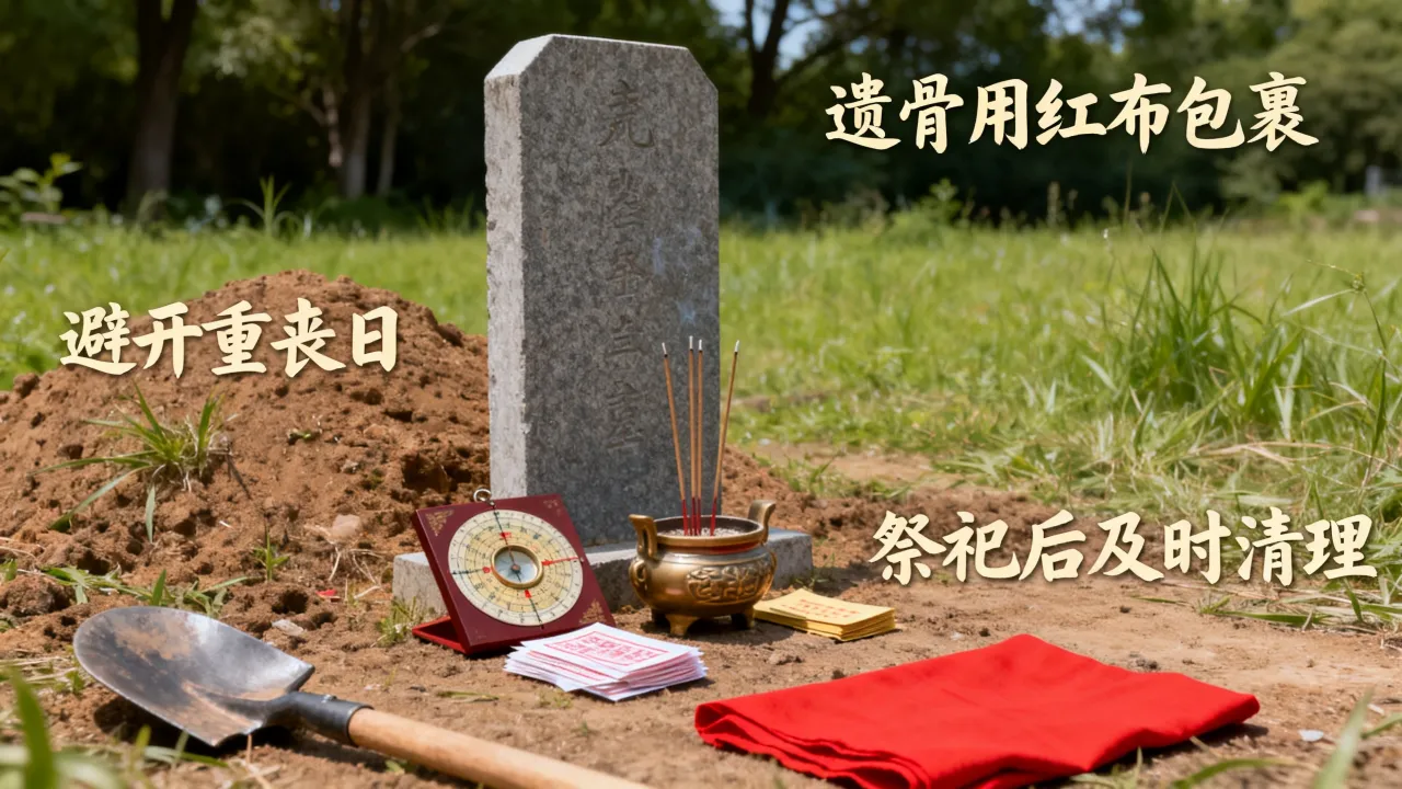 迁坟吉凶如何化解？迁坟注意事项和化解方法有哪些？