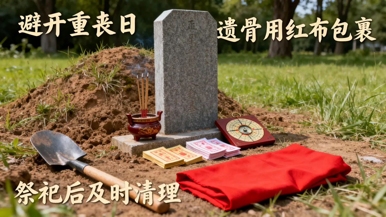 迁坟吉凶如何化解？迁坟注意事项和化解方法有哪些？