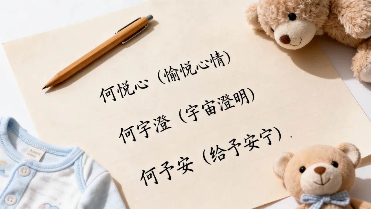 宝宝起名姓何怎么起，何姓宝宝有哪些寓意好的名字？