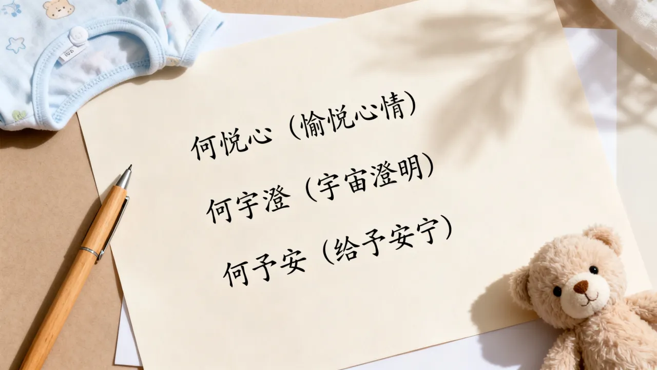 宝宝起名姓何怎么起，何姓宝宝有哪些寓意好的名字？