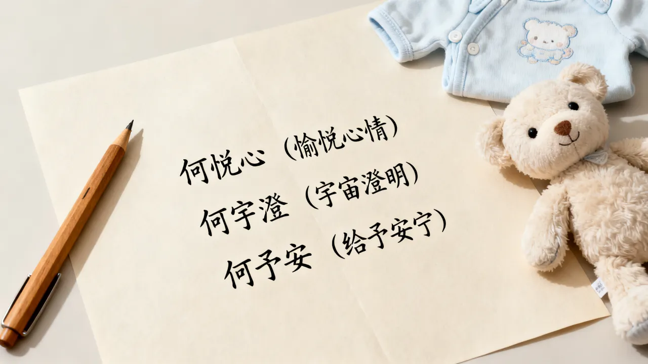 宝宝起名姓何怎么起，何姓宝宝有哪些寓意好的名字？