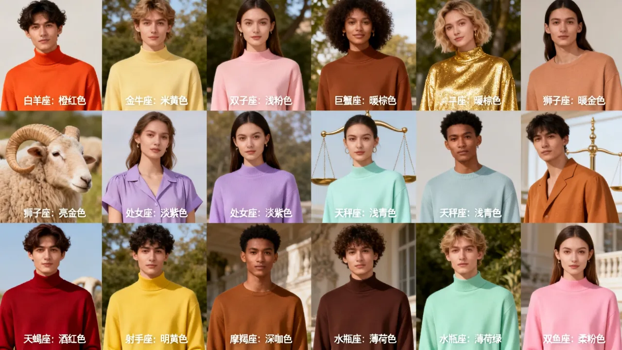 十二星座适合什么暖色穿搭?你的幸运暖色是什么 十二星座适合什么暖色穿搭?你的幸运暖色是什么