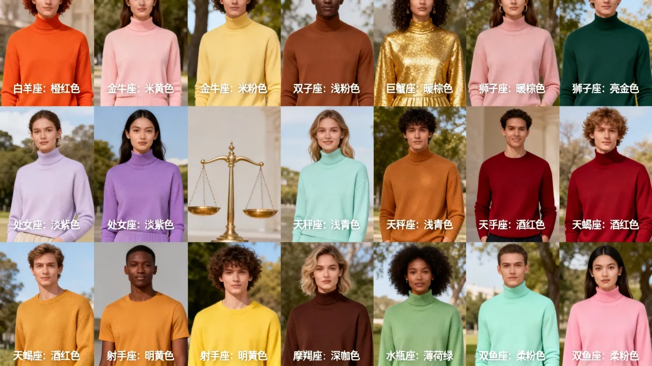 十二星座适合什么暖色穿搭?你的幸运暖色是什么 十二星座适合什么暖色穿搭?你的幸运暖色是什么