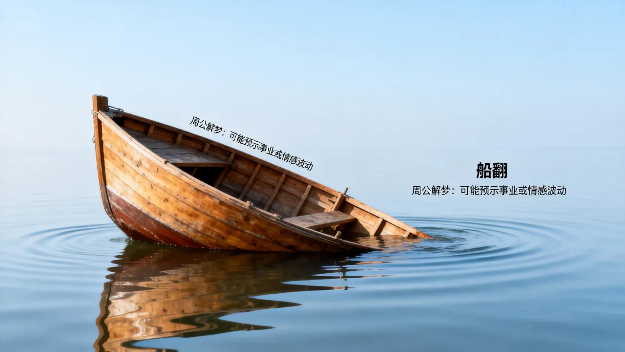 梦见船反了是什么预兆,周公解梦梦见船翻了预示什么 梦见船反了是什么预兆,周公解梦梦见船翻了预示什么