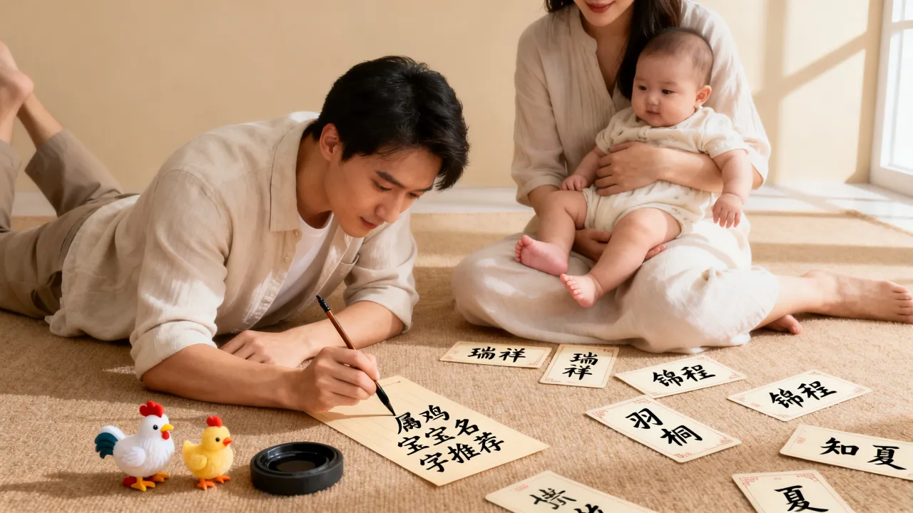 属鸡宝宝怎么起名好，男孩女孩取什么名字最吉利