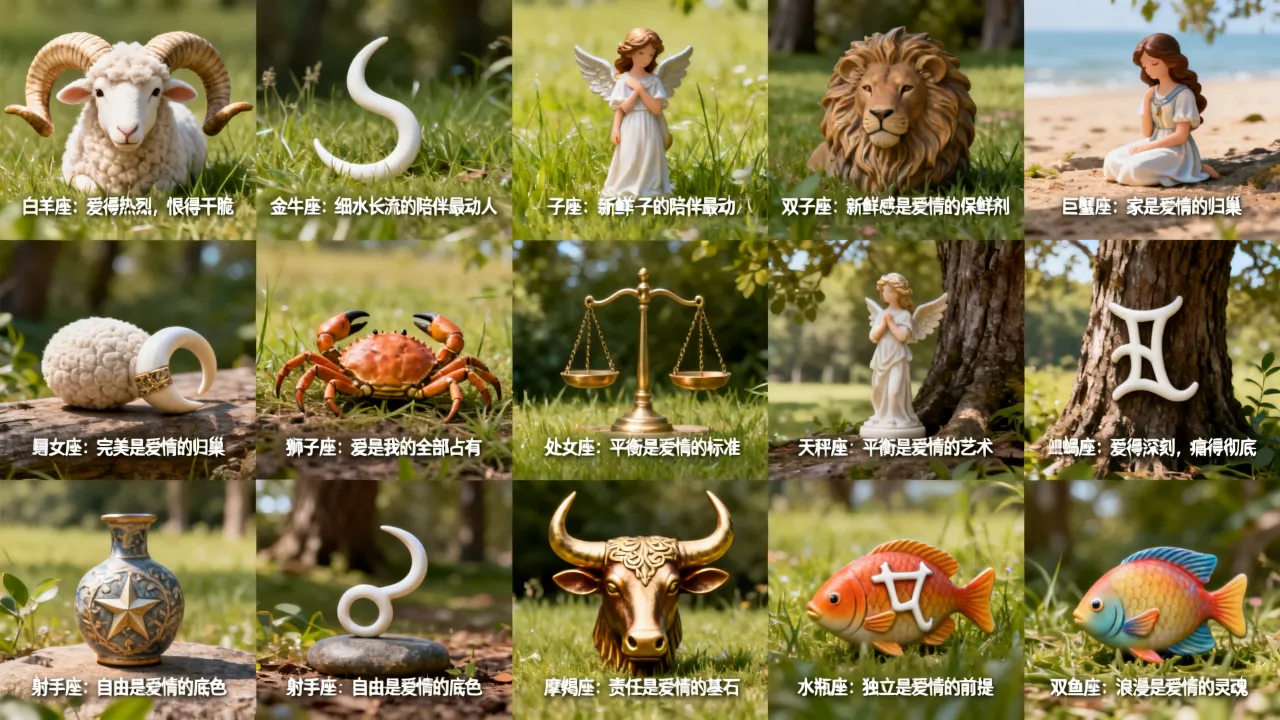 十二星座爱情名言有哪些?十二星座爱情名言大全 十二星座爱情名言有哪些?十二星座爱情名言大全