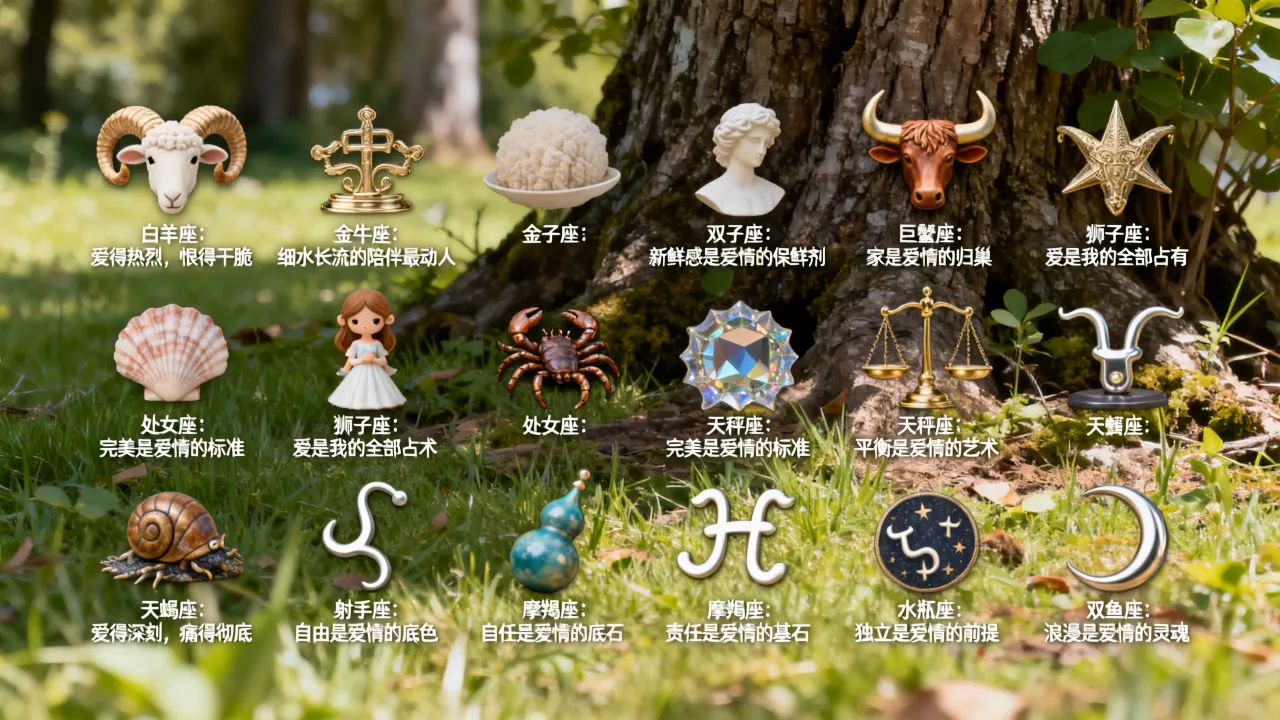 十二星座爱情名言有哪些？十二星座爱情名言大全