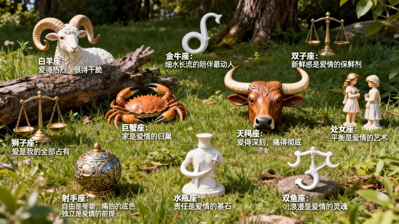 十二星座爱情名言有哪些?十二星座爱情名言大全 十二星座爱情名言有哪些?十二星座爱情名言大全