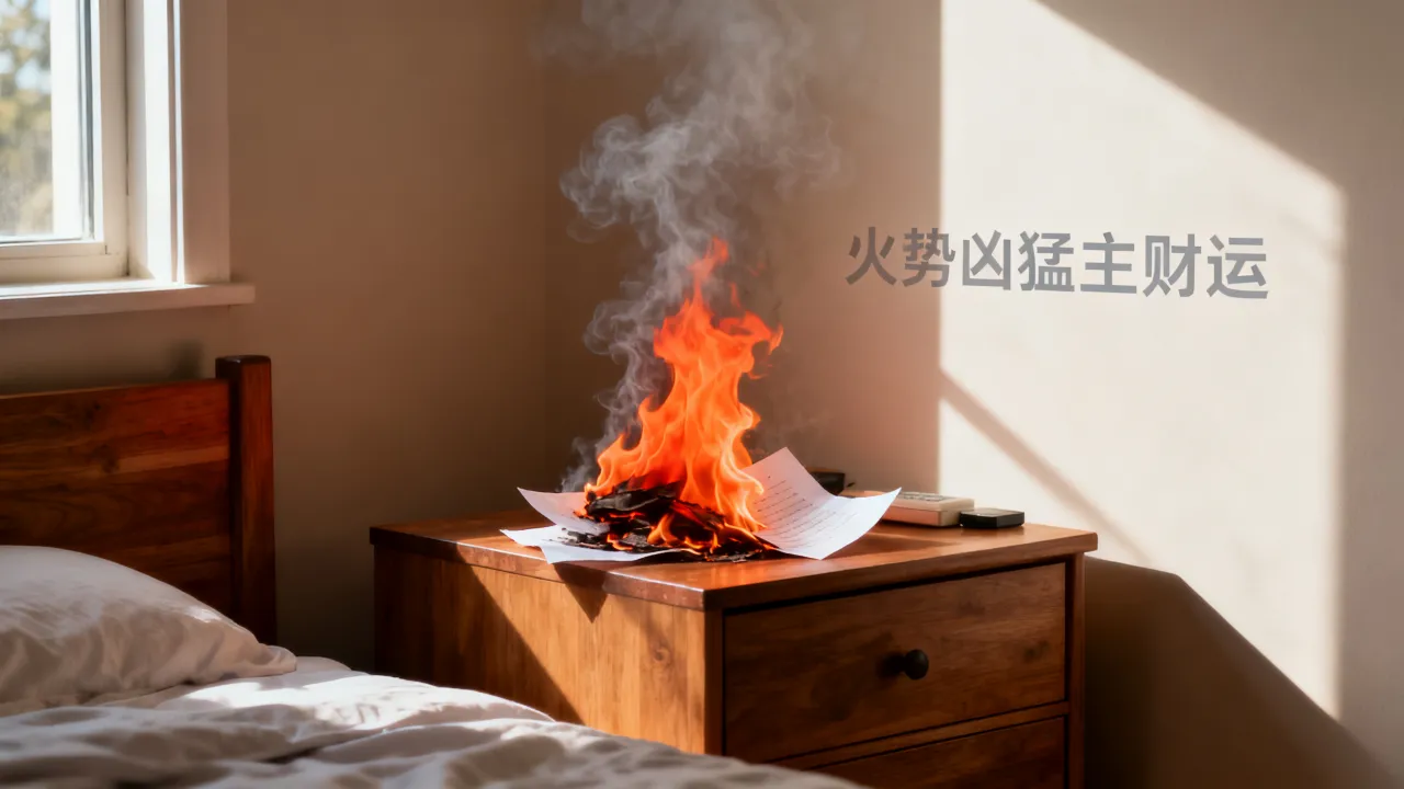 梦到了火烧起来是什么征兆，周公解梦火势凶猛