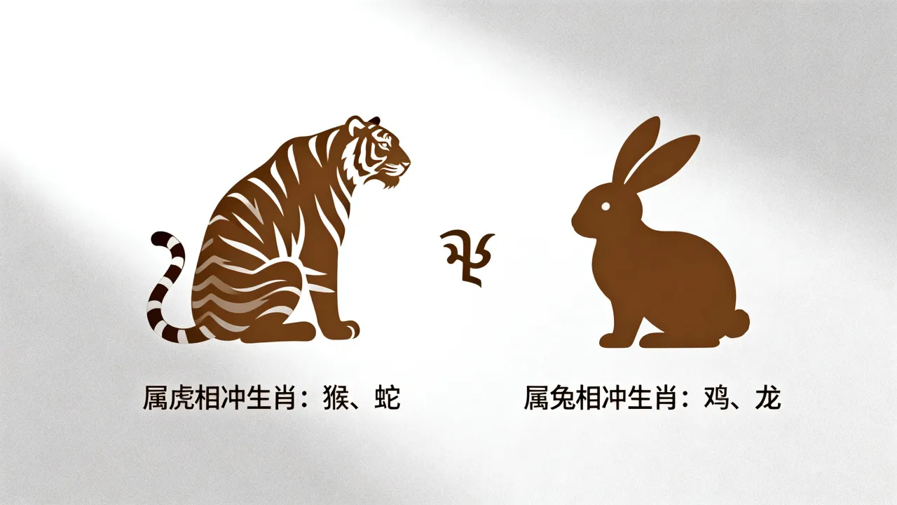 属虎的生肖相冲是什么,属兔的生肖相冲和什么生肖相冲? 属虎的生肖相冲是什么,属兔的生肖相冲和什么生肖相冲?