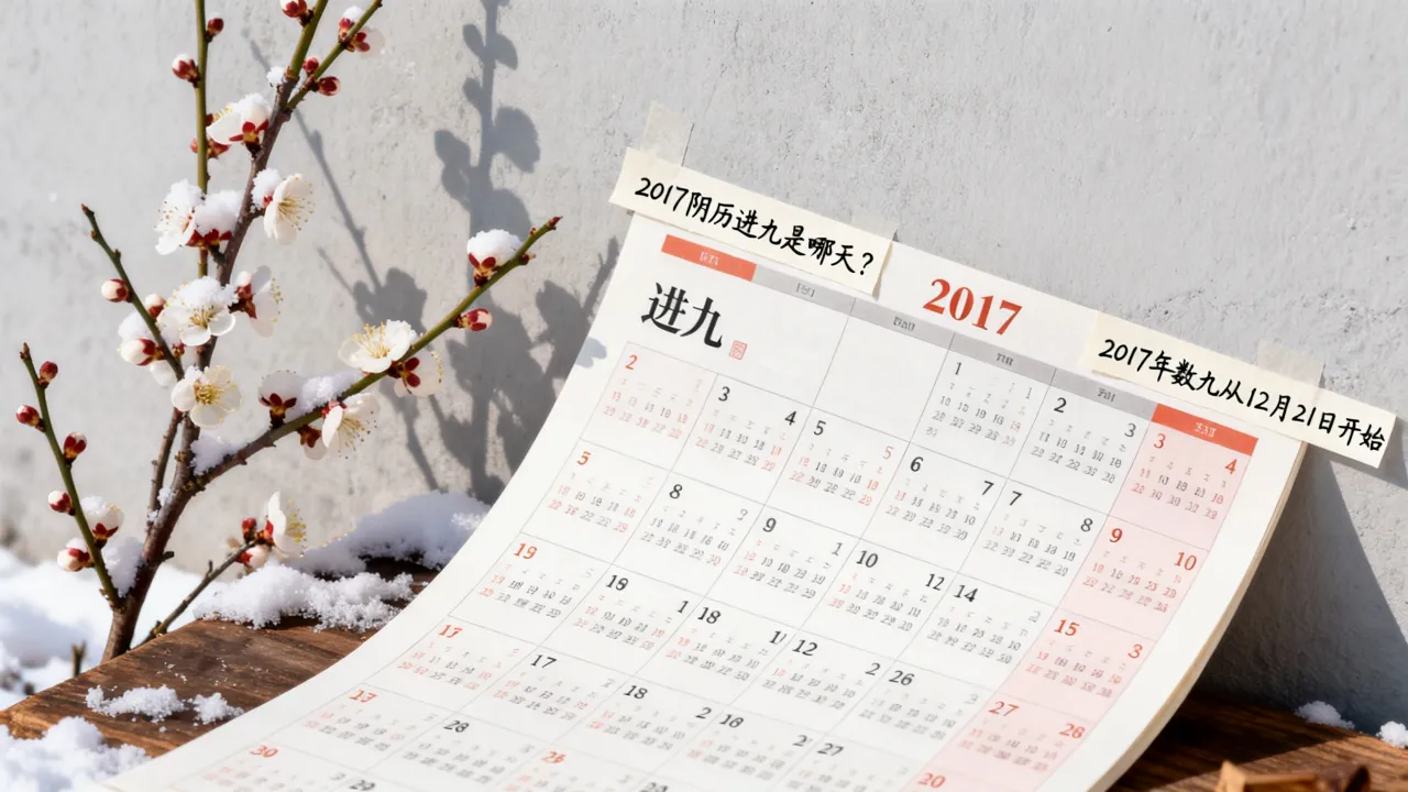2017阴历进九是哪天？2017年数九从什么时候开始