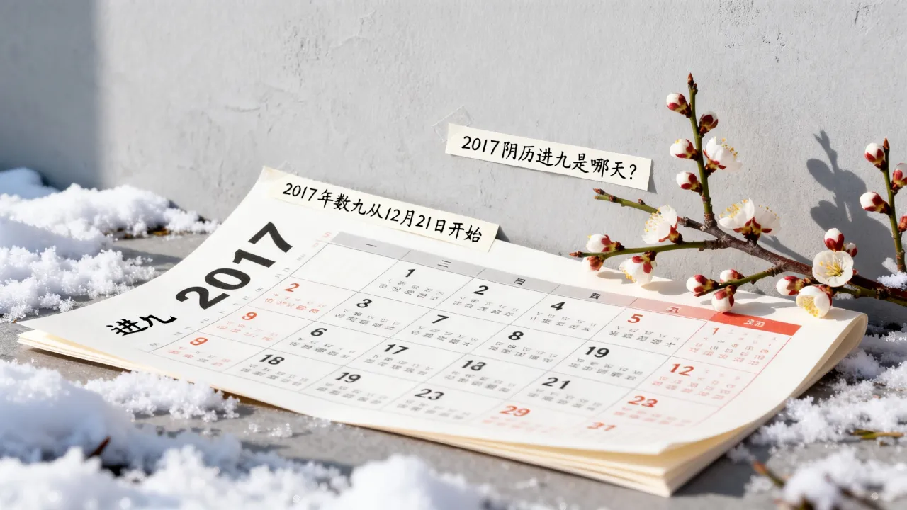 2017阴历进九是哪天？2017年数九从什么时候开始