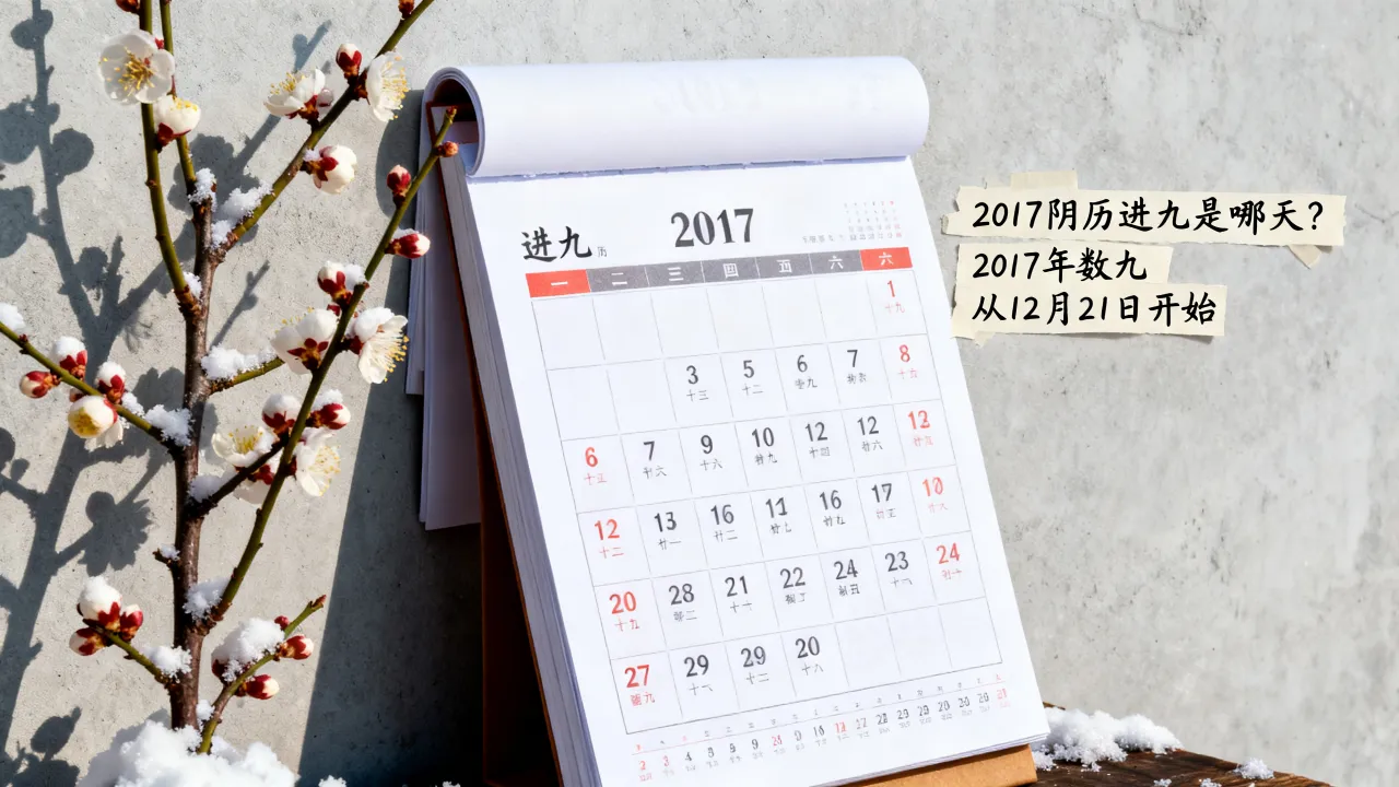 2017阴历进九是哪天？2017年数九从什么时候开始