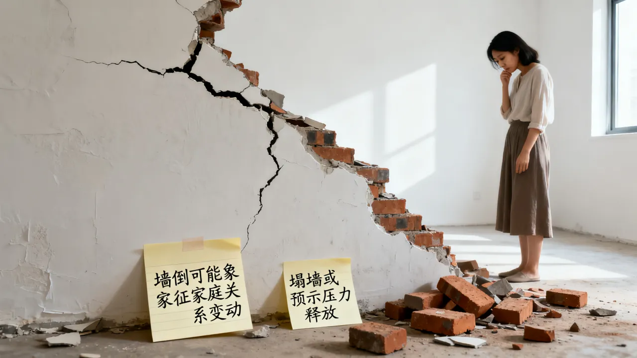 梦到自己家墙倒了是什么意思,梦见墙塌了是什么征兆 梦到自己家墙倒了是什么意思,梦见墙塌了是什么征兆