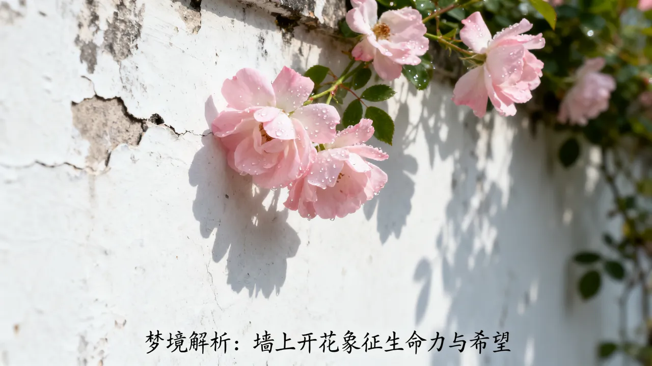 梦到了墙上长花有什么征兆，梦见墙上开花是什么预兆