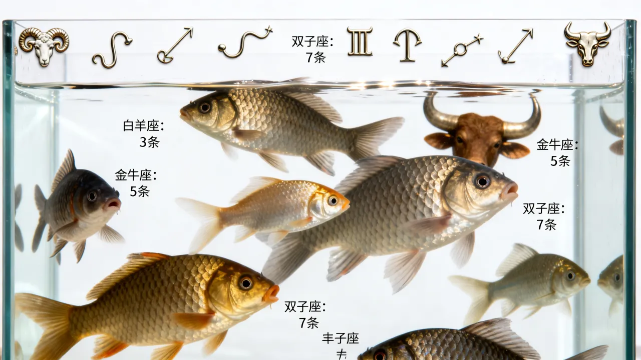 十二星座养鱼数多少最吉利?养鱼风水数量怎么选 十二星座养鱼数多少最吉利?养鱼风水数量怎么选