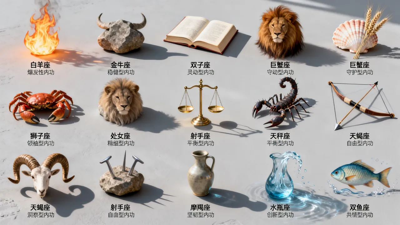 十二星座的内功是什么,十二星座谁的内功最厉害? 十二星座的内功是什么,十二星座谁的内功最厉害?