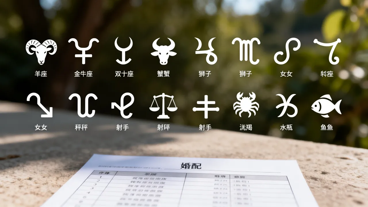 十二星座婚配口诀是什么?十二星座最佳婚配表怎么查询 十二星座婚配口诀是什么?十二星座最佳婚配表怎么查询