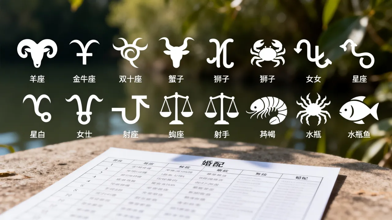 十二星座婚配口诀是什么?十二星座最佳婚配表怎么查询 十二星座婚配口诀是什么?十二星座最佳婚配表怎么查询