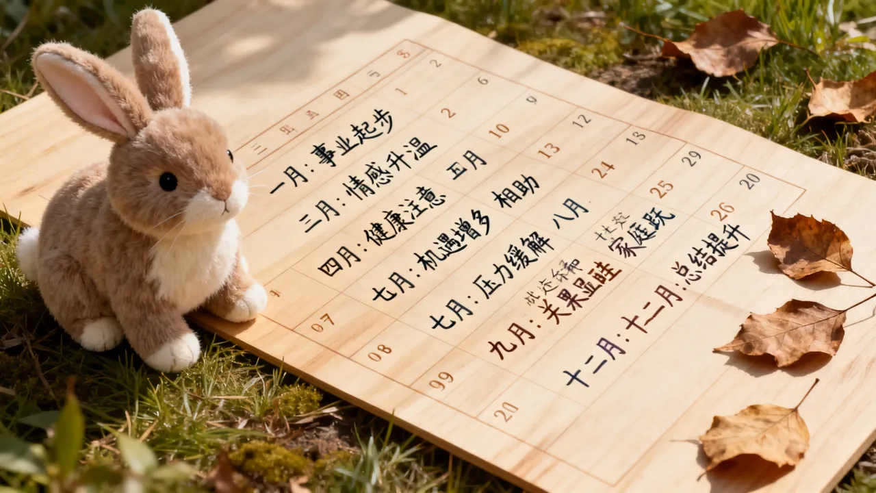 属兔的每个月运势怎么样，属兔各月运势变化如何？
